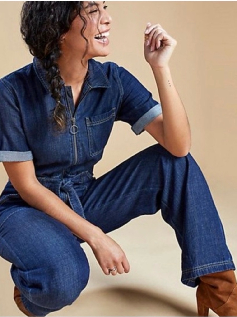 Wrangler Dark Indigo Denim Coveralls - Picture 11 of 11